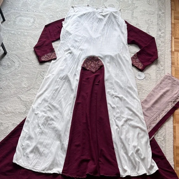 Burgundy Abaya long brand new size XL - Picture 2 of 7
